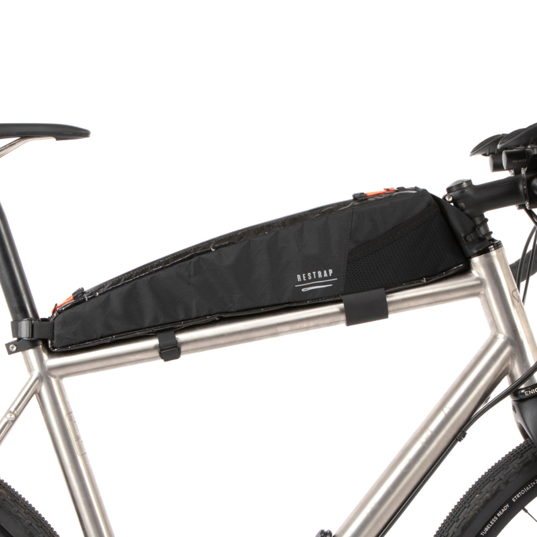 Adventure Race Oberrohrtasche - lang - schwarz