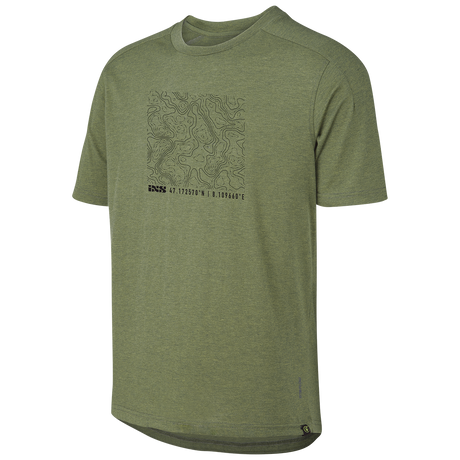 Flow Kids Tech Tee Contour olive iXS