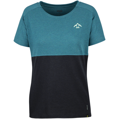 Flow Kids Tech Tee Mountain everglade-schwarz iXS