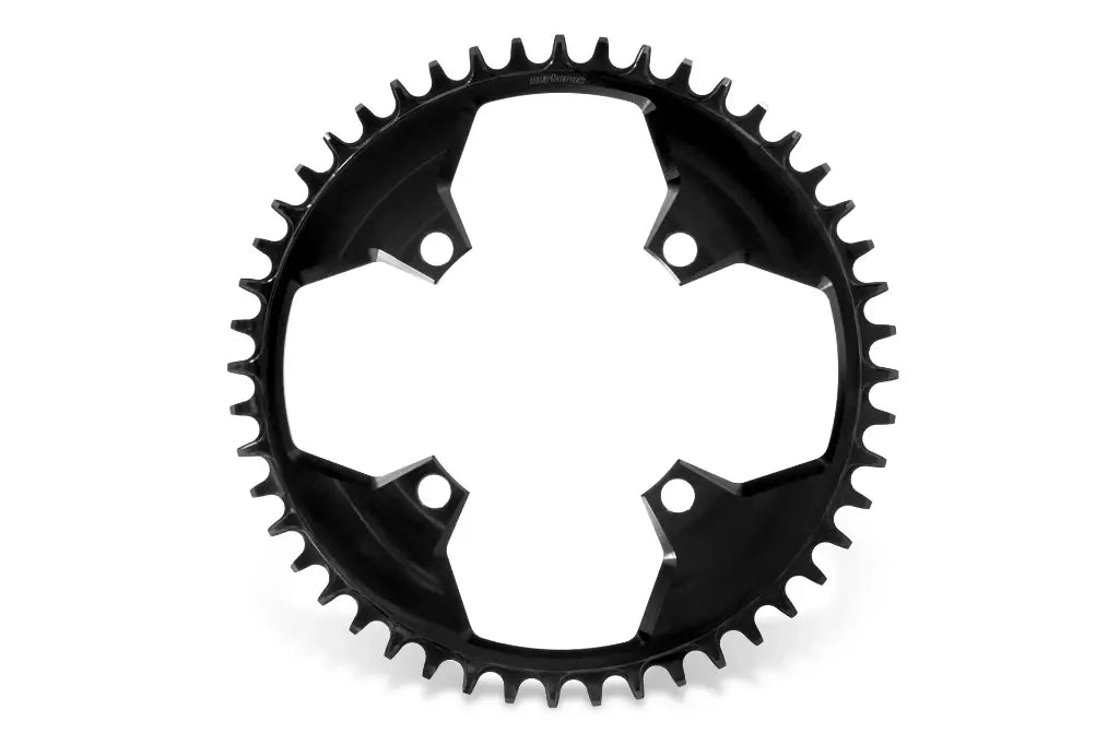 104 BCD Chainring, 4 Hole, round - black