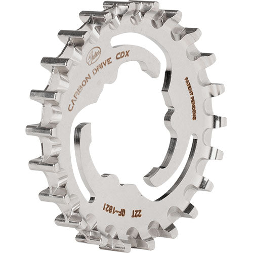 CDX rear pulley, Alfine / Nexus - silver
