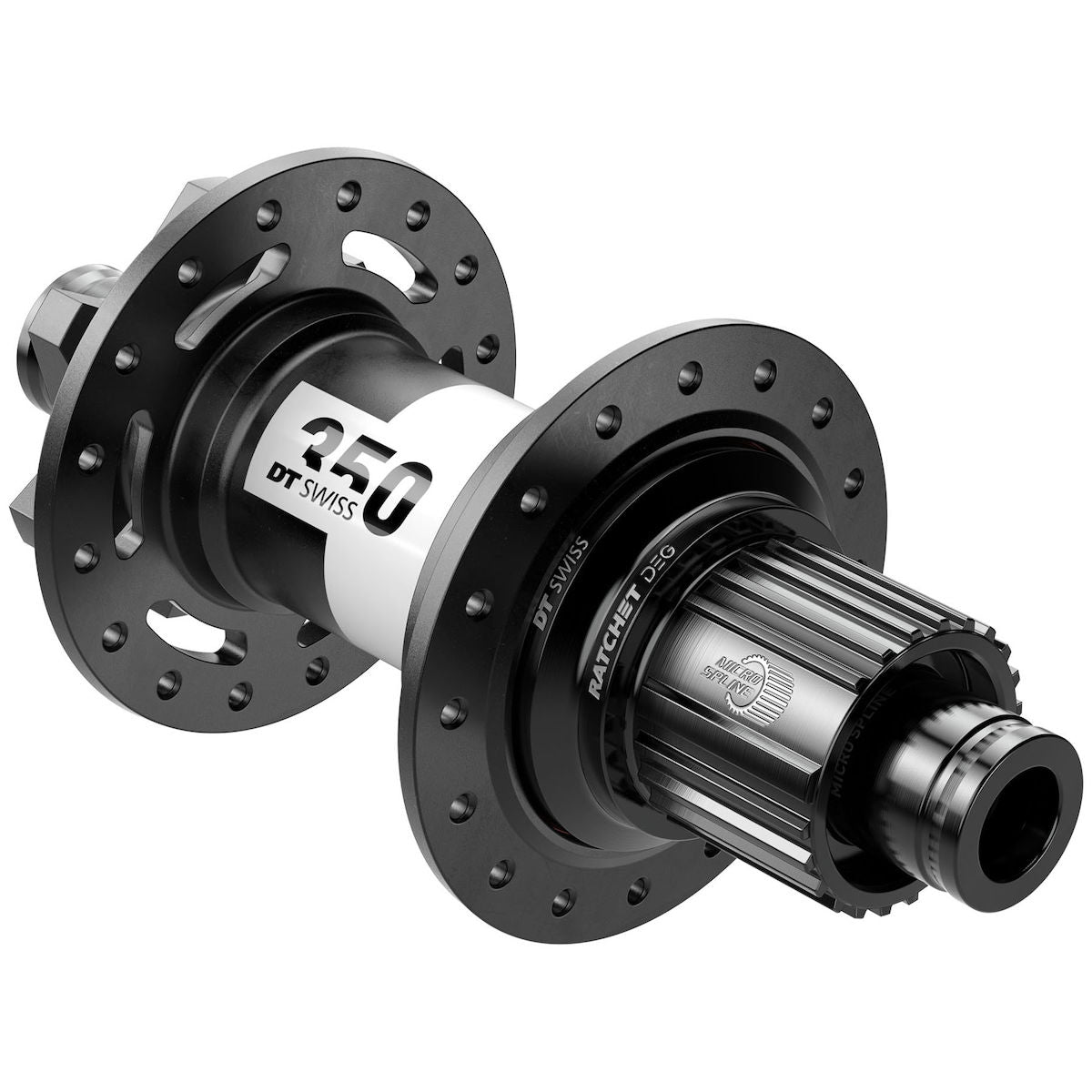 350 DEG Classic 6-fori MTB Mozzo, HR 12/148 mm Boost, 32 fori - Shimano Micro Spline