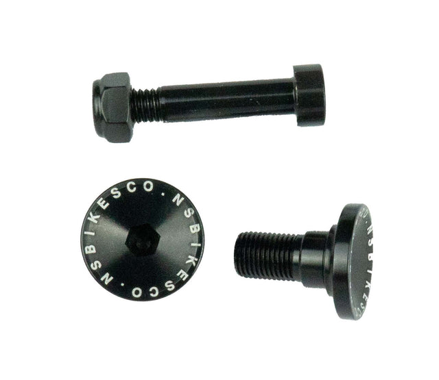 Snabb & Fuzz 29"  Kit 1: Shock bolts and Nuts - Silver NS Bikes
