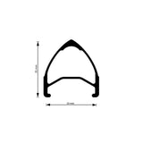 Rim 28 inch - Archetype - machined - Black