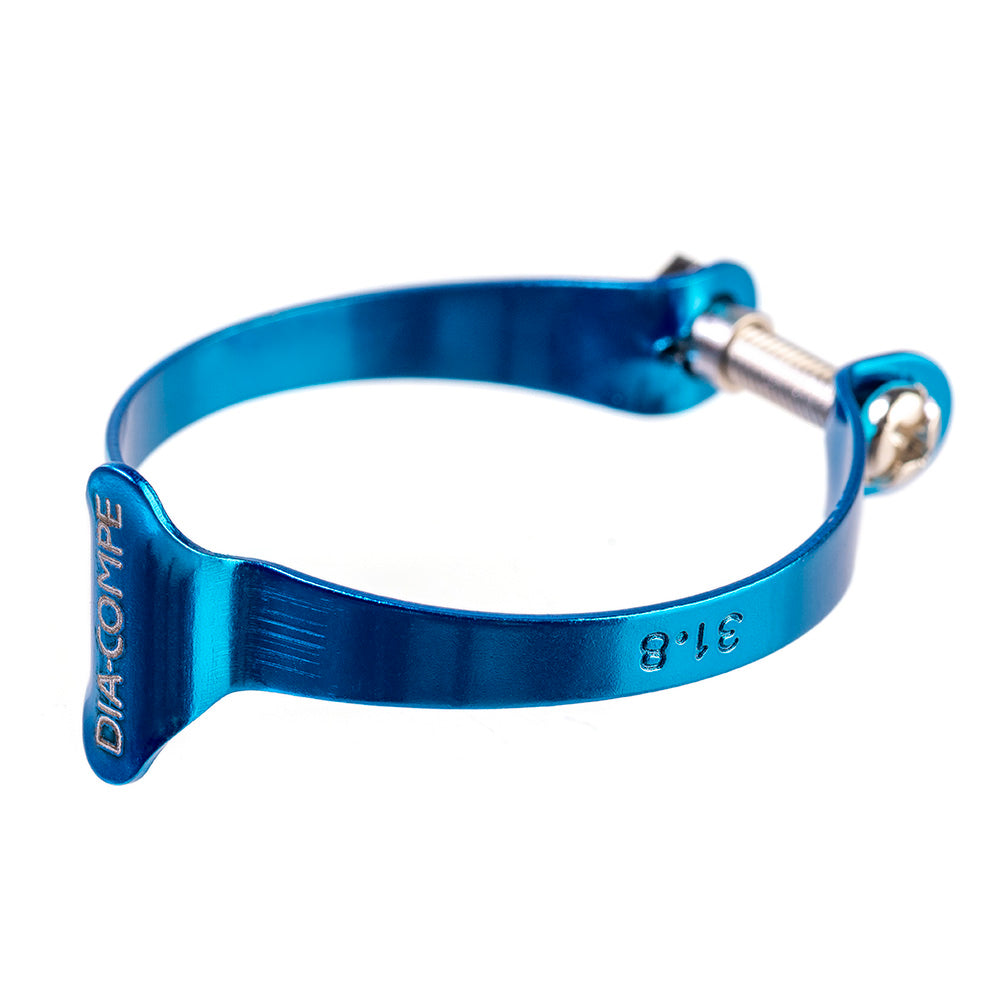 Kabelklemmen für Oberrohr - farbig - blau