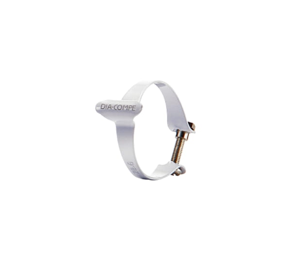 Abrazaderas para cable para tubo superior - color - blanco 