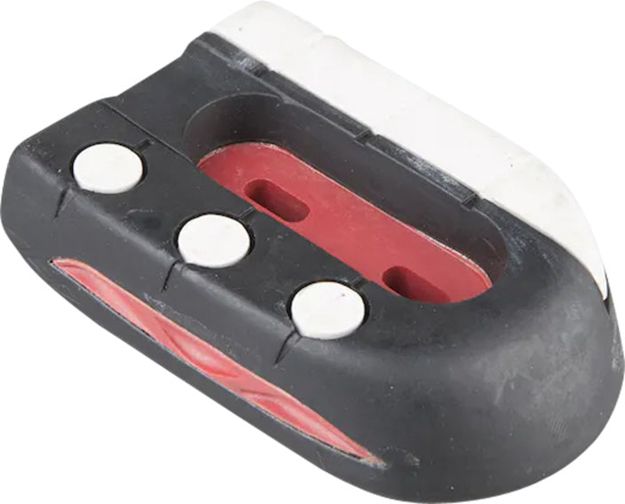 Absatz Speedway schwarz/weiss/rot
