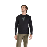 Jersey de Manga Larga Ranger Fox Head - Negro