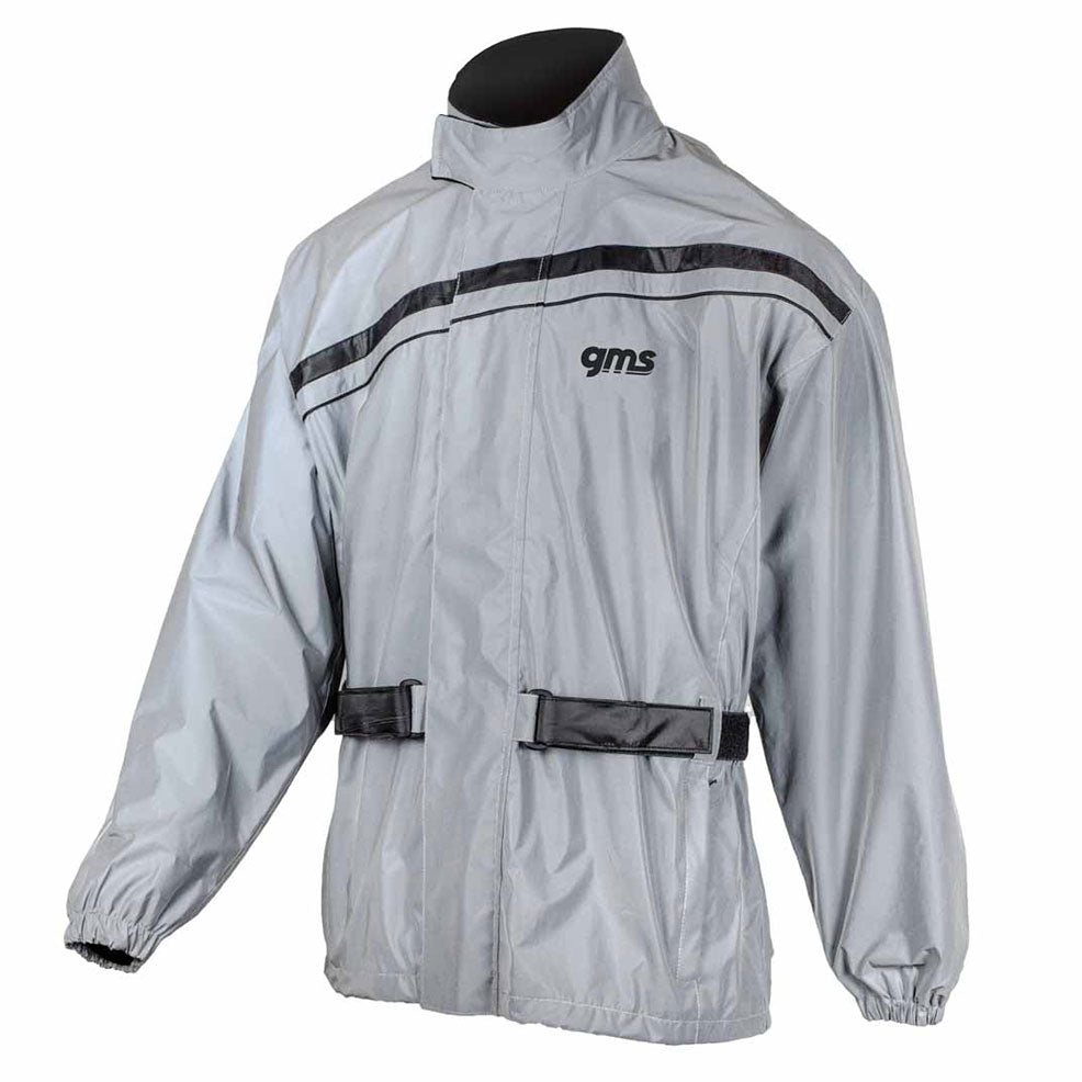 Regenjacke Lux - grau-reflektierend