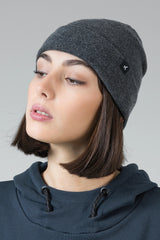 Berretto Merino Crest - Alloy