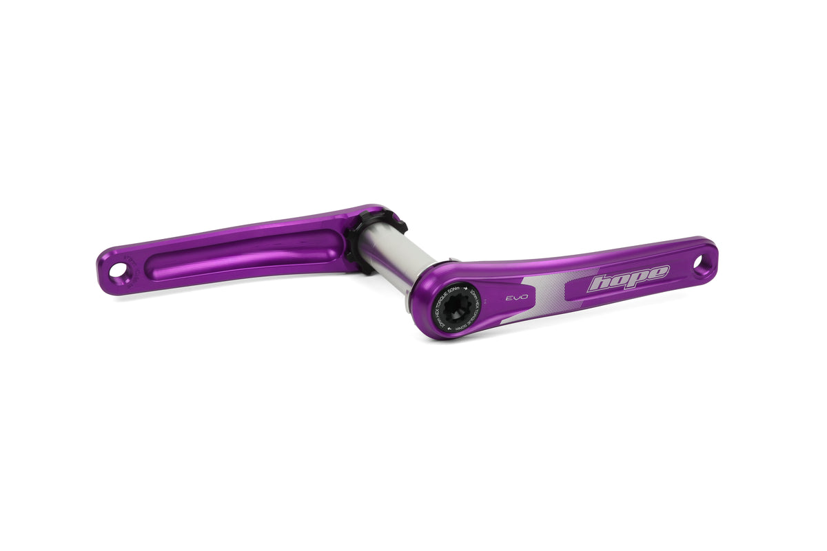 EVO Crankset without Spider 83 mm - Purple