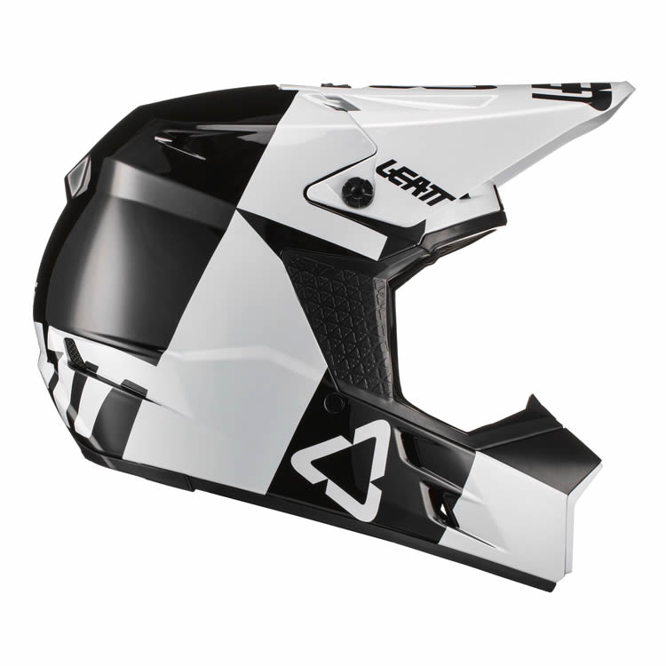 Motocrosshelm 3.5 Junior V21.3 - weiss-schwarz