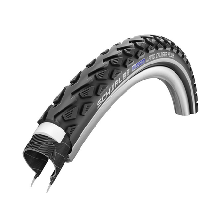 Land Cruiser Plus Wire Tire - 28x1.60 inch - PunctureGuard - Reflective Strip - black