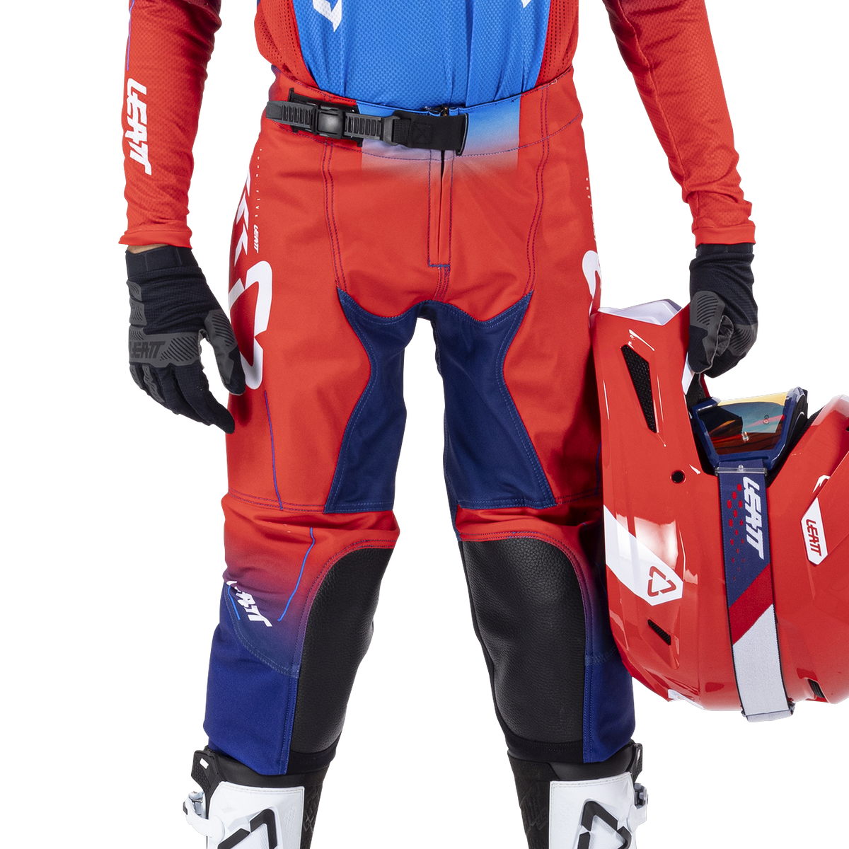 Pant Moto 4.5 Jr - Royal Blue/Red Leatt