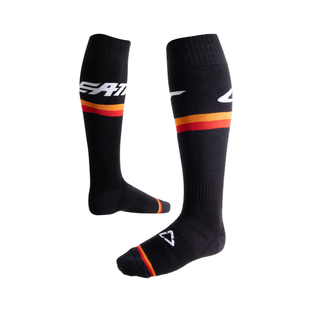 Socks Moto - Black Leatt