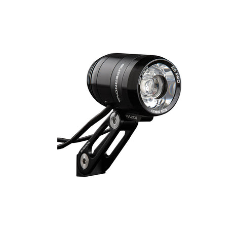 Dynamo-koplamp E3 PRO 2 - Zwart Gepolijst