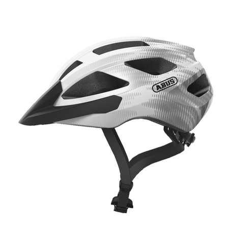Macator Fahrradhelm - Weiss/Silber