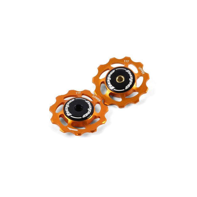 Jockey Wheels Schaltrollen - 11 Zähne - orange