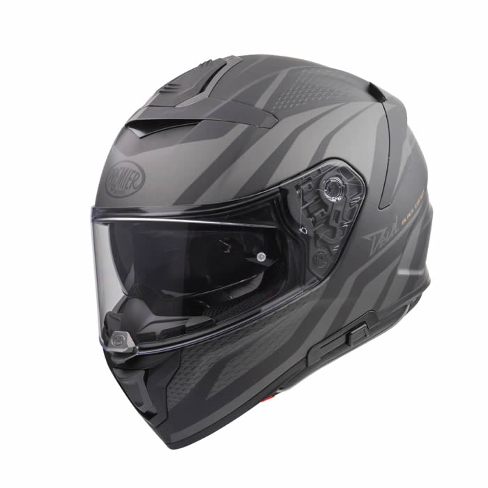 Integralhelm Devil PR 9 BM BE - grau-schwarz