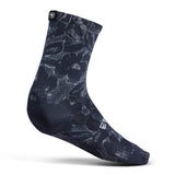 Grid Floral LTD Print Sock - Black 