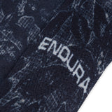 Grid Floral LTD Print Sock - Black 