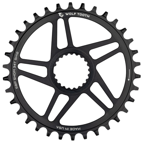 Shimano Direct Mount Kettenblatt, Boost 52mm/Offset 3mm Drop Stop ST - black