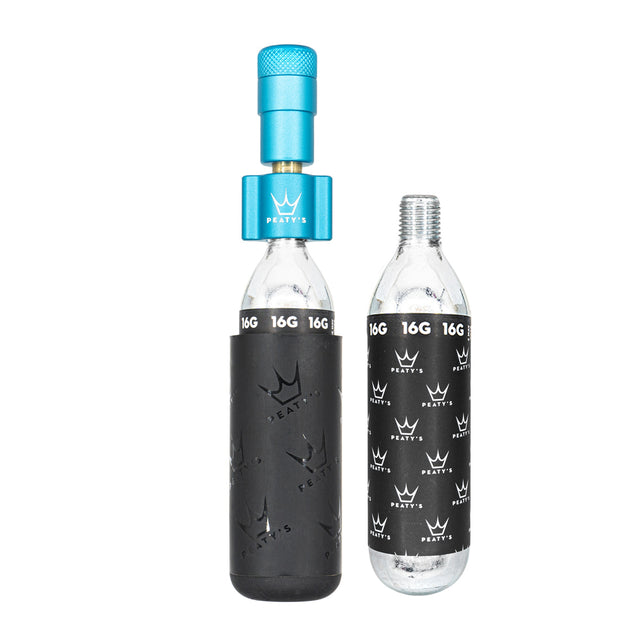 Holeshot CO2 Tyre Inflator - Road & Gravel (16 g) - Turquoise