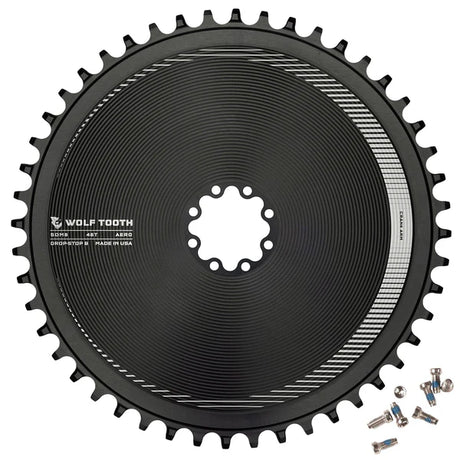 SRAM Direct Mount Aero-Kettenblatt, Standard 45mm/Offset 6mm, Drop-Stop B - black