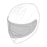Rapid 1.0 FF Helm Visier clear PLR