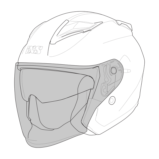 Visier iXS868 klar SV