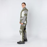Damen Venture-STX 1.0 Laminatjacke hellgrau-oliv