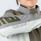Damen Venture-STX 1.0 Laminatjacke hellgrau-oliv