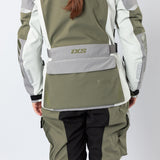 Damen Venture-STX 1.0 Laminatjacke hellgrau-oliv