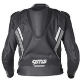 Lederkombi GR-1 2PC schwarz-grau-weiss