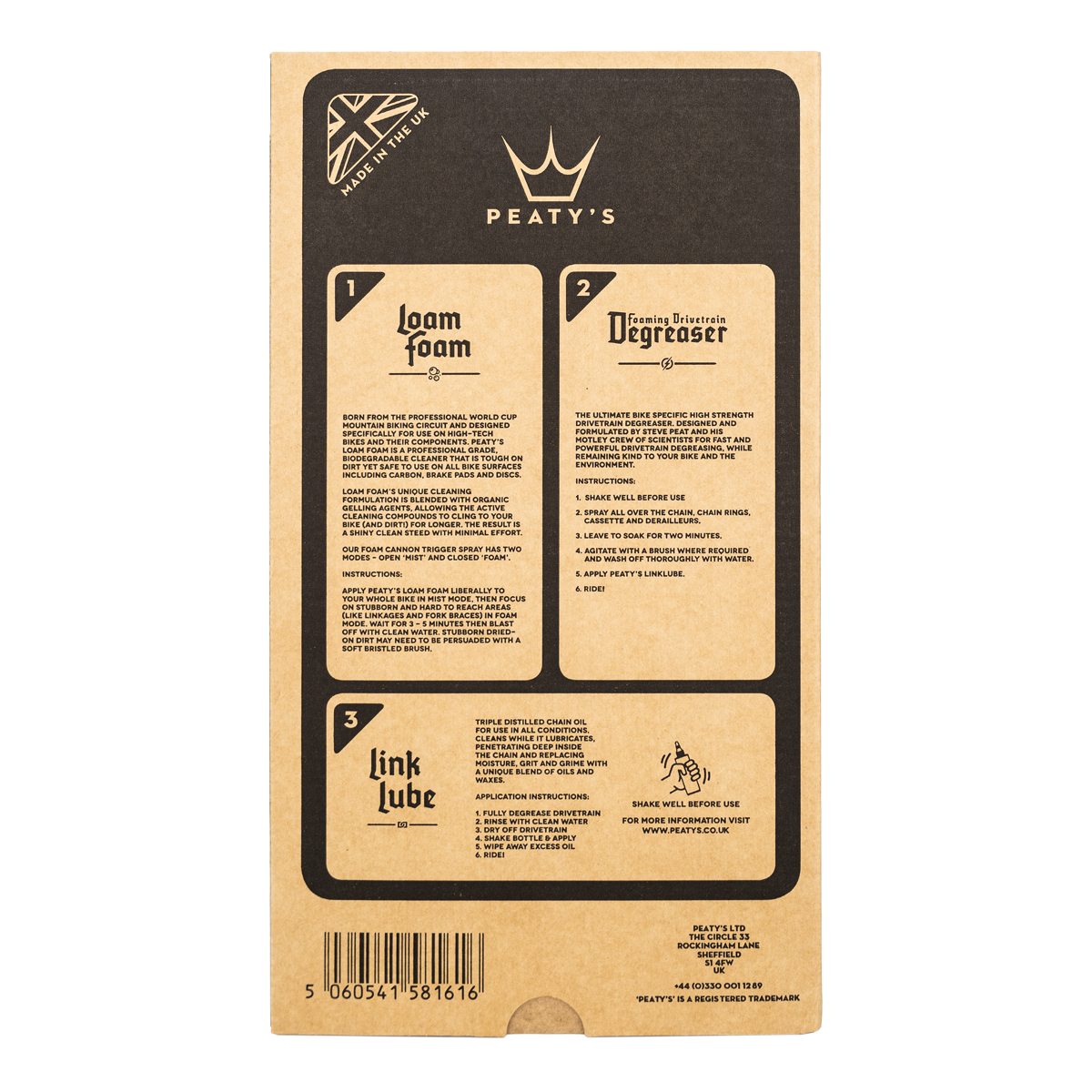 Gift Box - Bicycle Cleaning Kit - Wash Degrease Lubricate