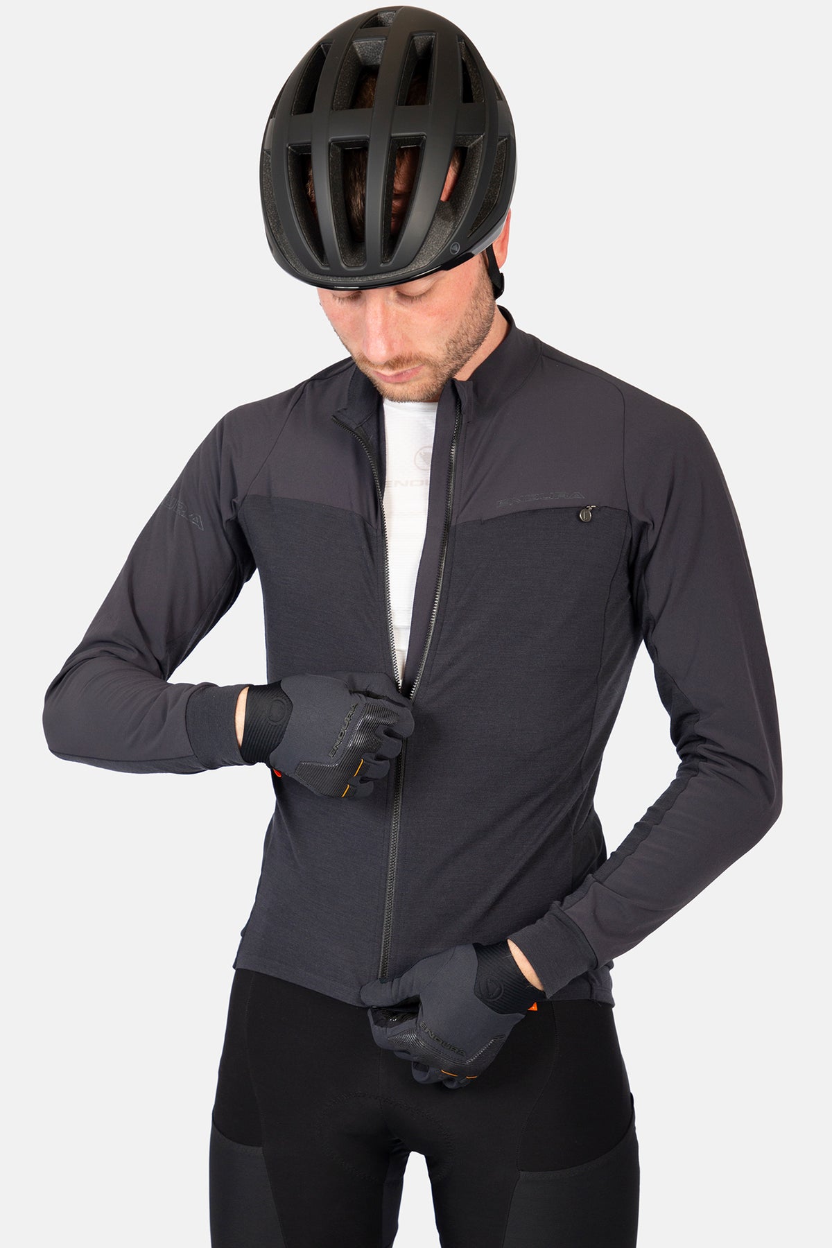 GV500 Trikot (langarm) - Schwarz