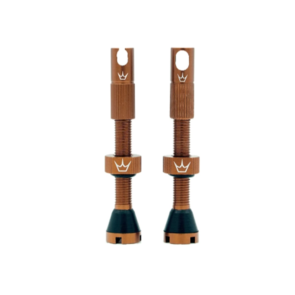 Chris King MK2 Tubeless Ventiel - Bruin