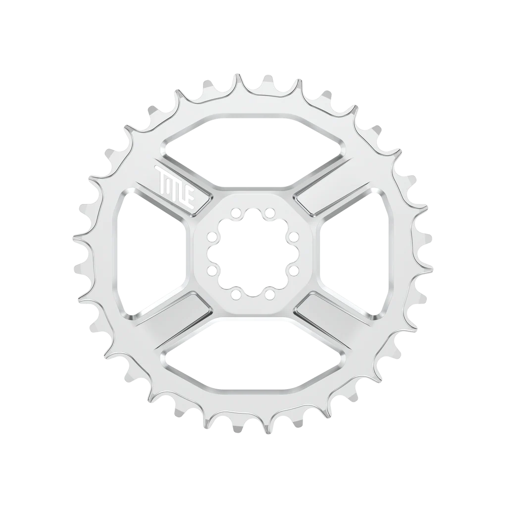CR1 Sram 8 Bolt chainring, Regular - chrome