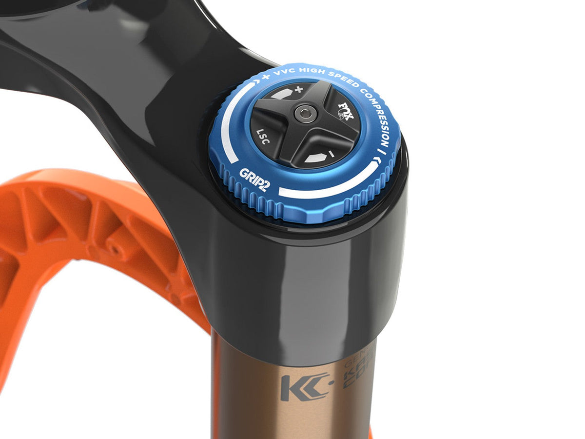 36 Float Factory 27,5 Zoll 160 mm Federweg  Grip2 15x110 mm QR 44 mm Offset - Orange/Schwarz Fox Shox