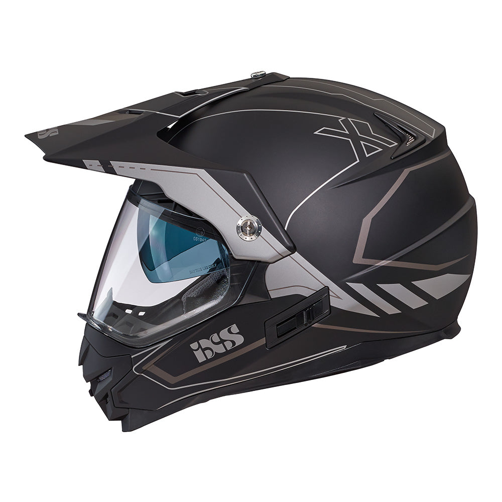 207 2.0 Motorradhelm matte black grey