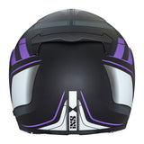 215 2.0 Motorradhelm matte black violett