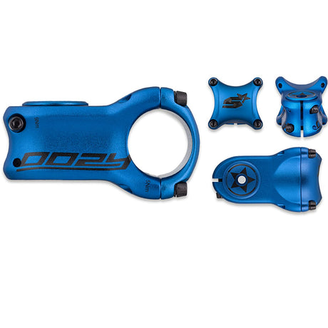 Oozy Trail Stem - 31.8 mm - Shotpeen - Blue