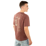 T-Shirt Veins Braun