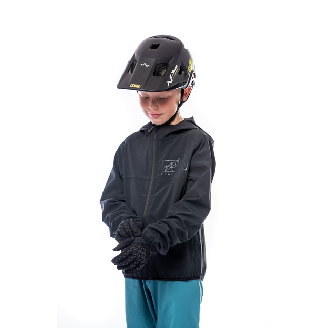 DFL Evo Regenjacke Youth - schwarz